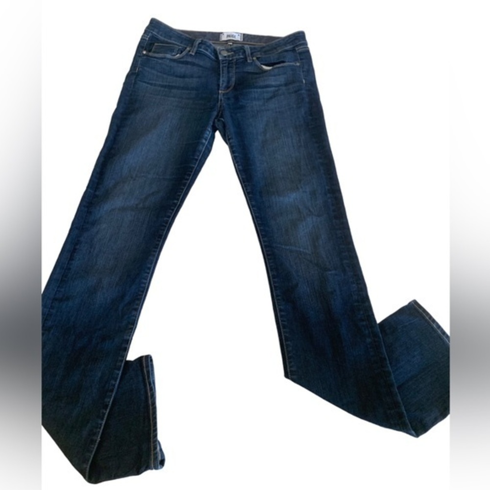 Paige Skyline Straight Denim Jeans Size 30‎ Dark Wash